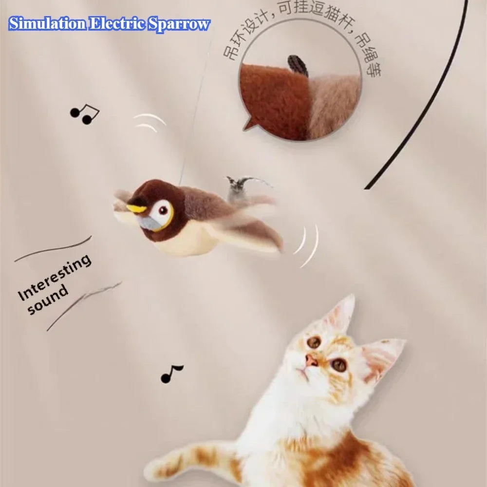 Thermaluxe™- Interactive Catnip Chirping Plush Toy