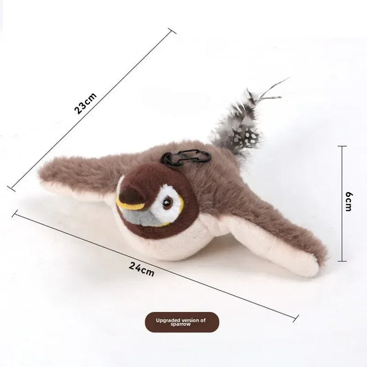 Thermaluxe™- Interactive Catnip Chirping Plush Toy